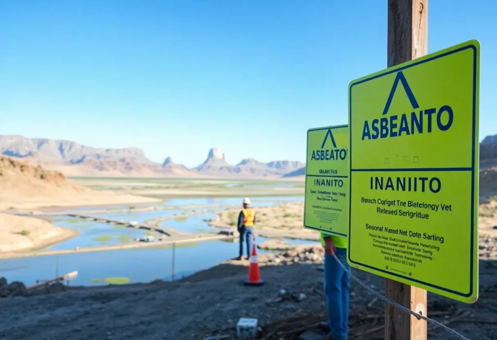 Workers at Long Beach construction site dealing with asbestos contamination