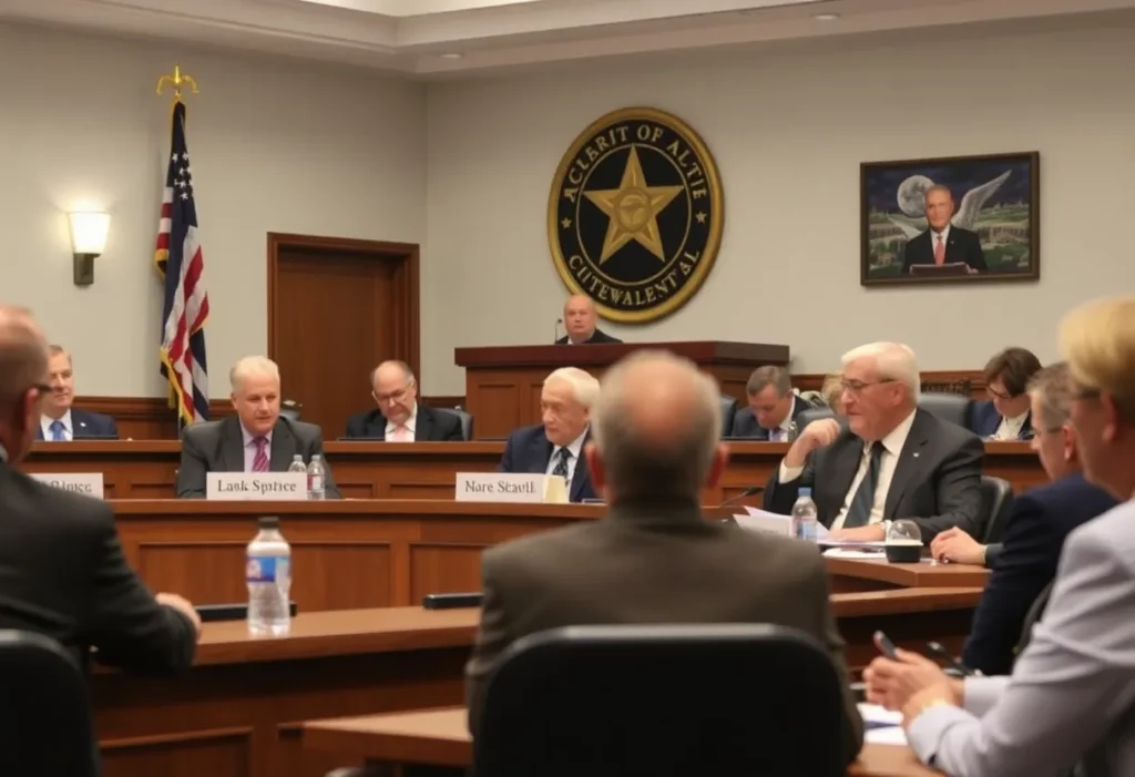 Summit County Council meeting for asbestos abatement discussion.