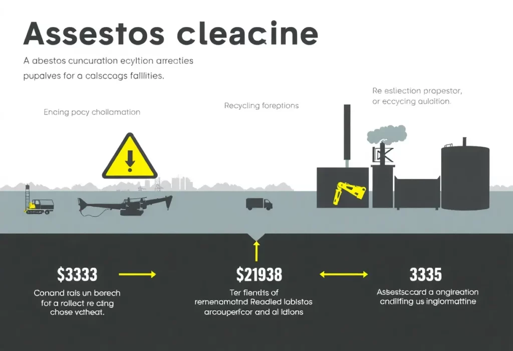 Infographic depicting the challenges in asbestos management in New South Wales.