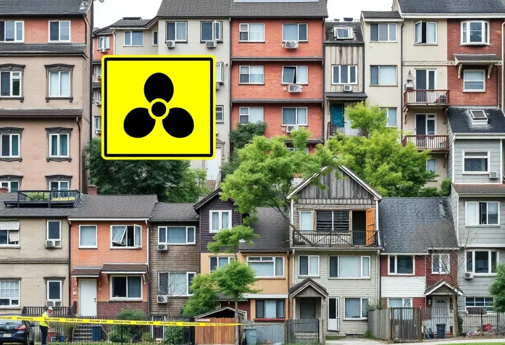 Warning signs about asbestos risk in residential properties