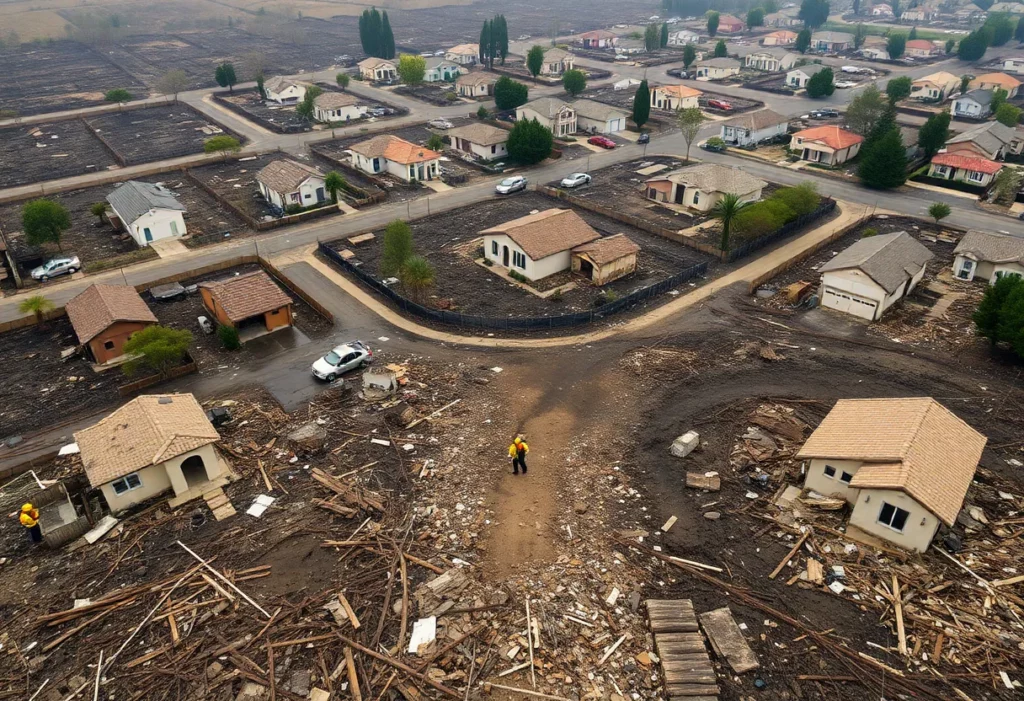 Cleanup crews working to clear debris after California wildfires
