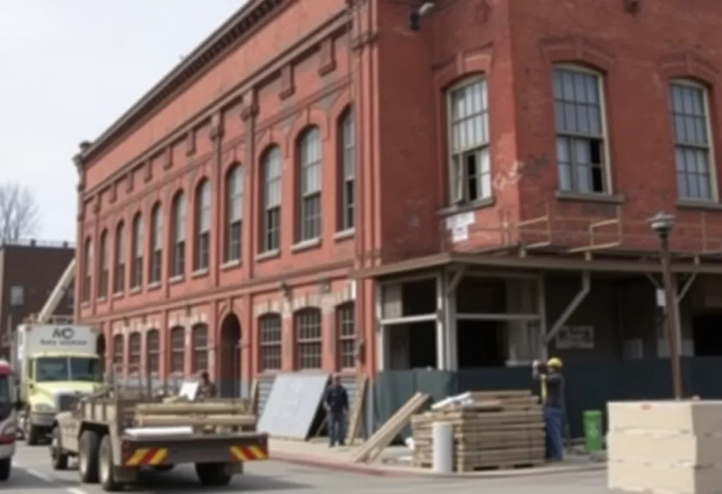 Historic Central Warehouse in Albany awaiting renovation