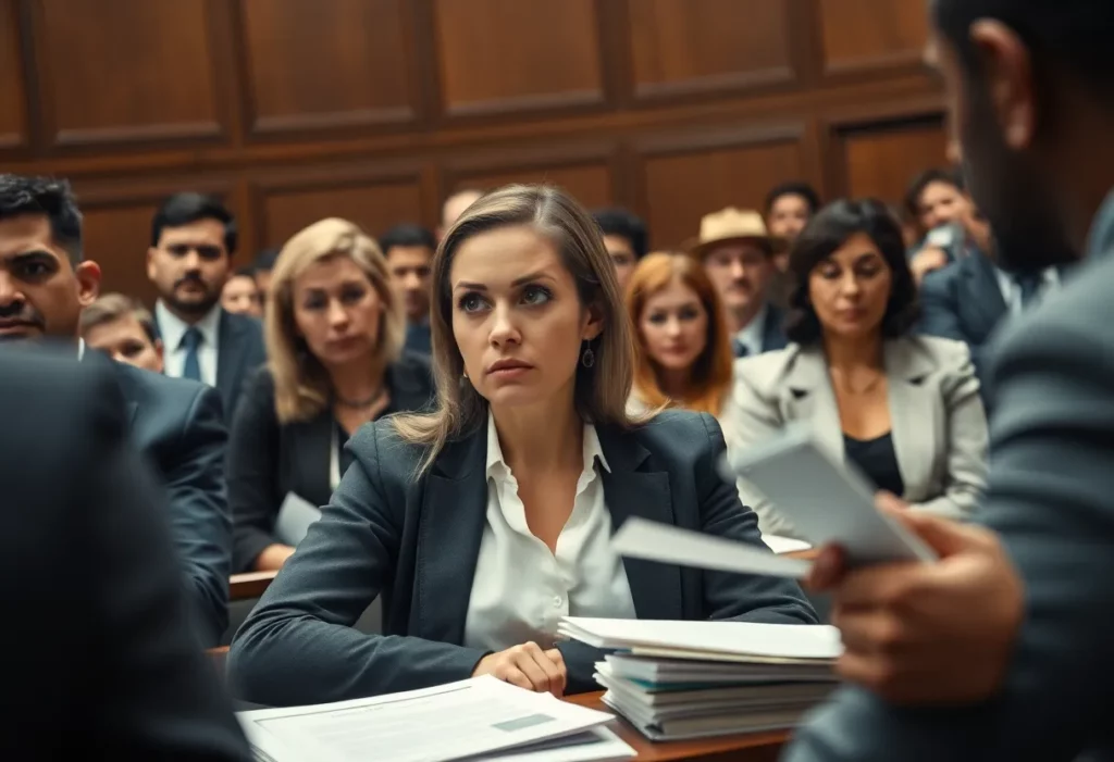 Moroadi Cholota in court facing legal challenges.