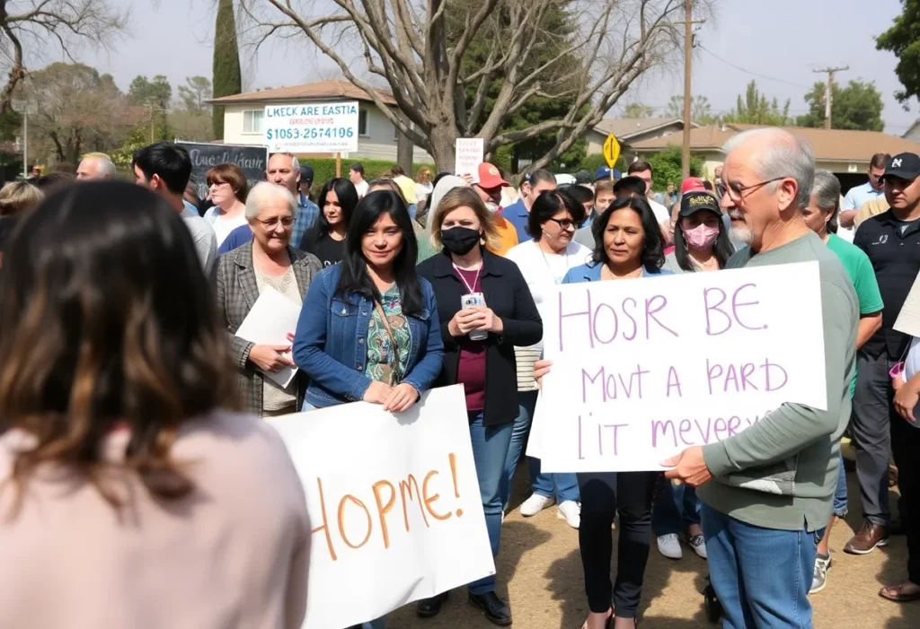 Residents of Altadena supporting each other after the Eaton fire