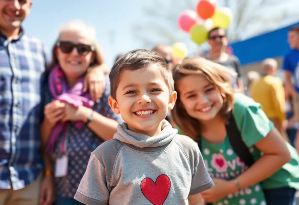 John LaCroix Jr. celebrates his cancer recovery surrounded by family and friends.