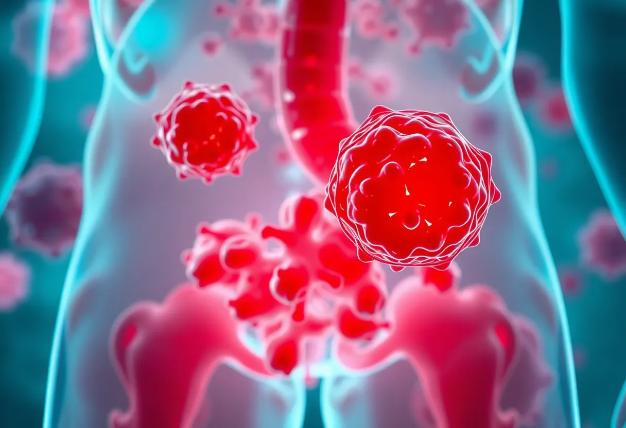 Visualization of malignant peritoneal mesothelioma treatment findings