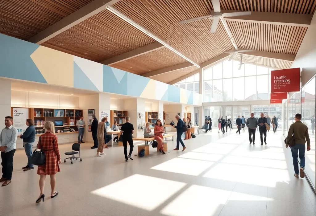 Conceptual design of Mansfield Connect community centre