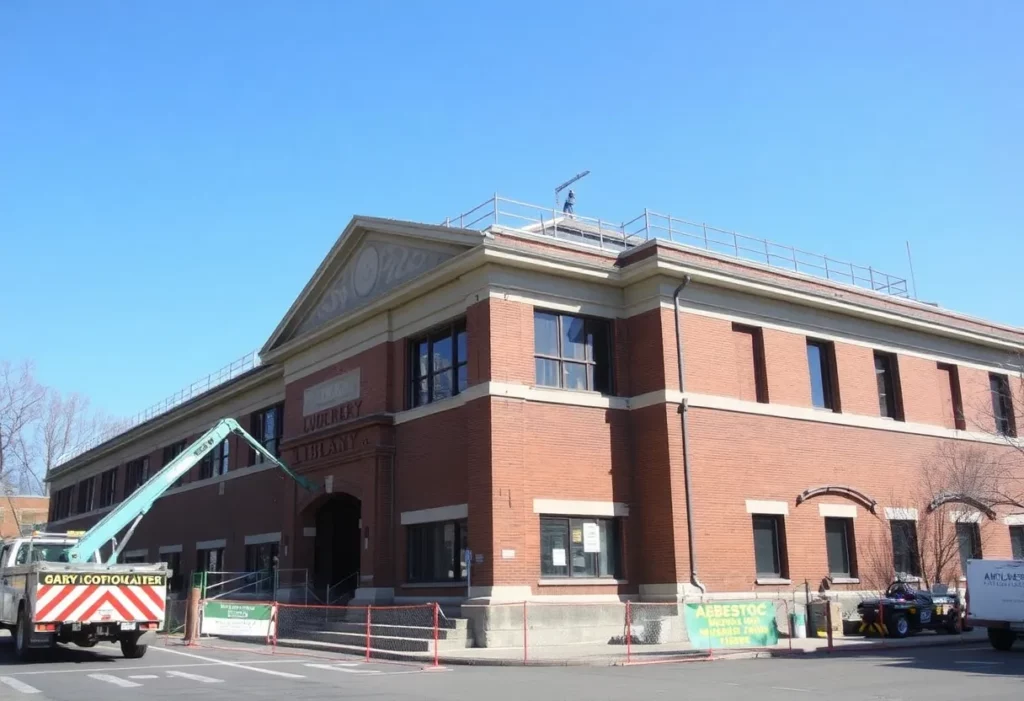 Middlesex County Library undergoing asbestos removal renovations