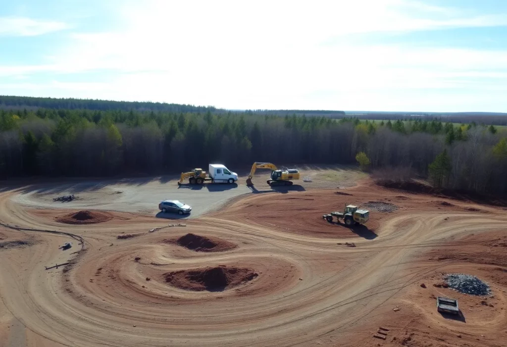 Vacant property in Penobscot County post-asbestos cleanup