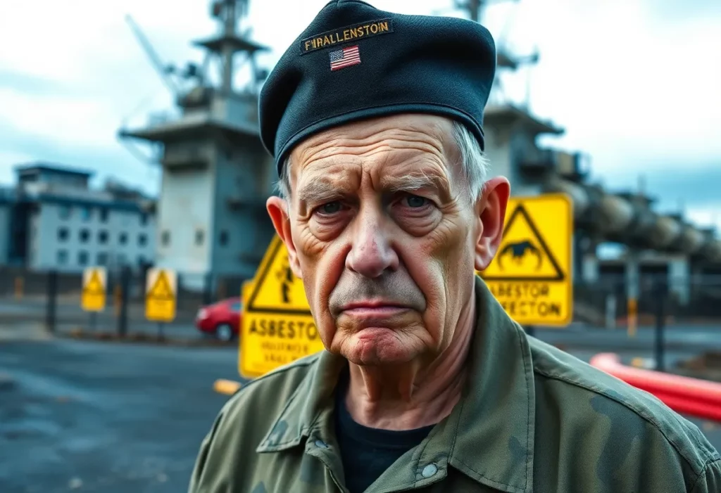 Military veteran concerned about asbestos exposure near shipyard