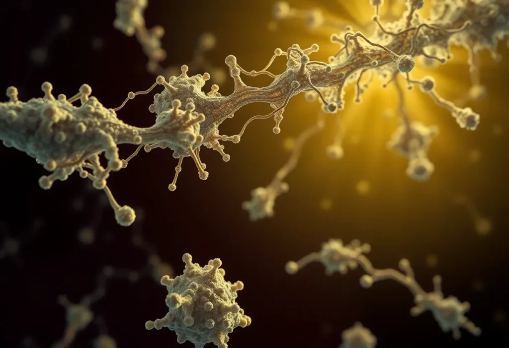 Illustration showing the connection between asbestos exposure and mesothelioma cancer.