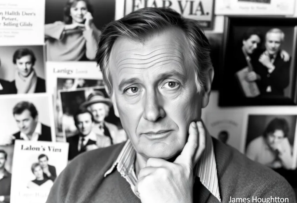 Portrait of James Houghton, the beloved actor.