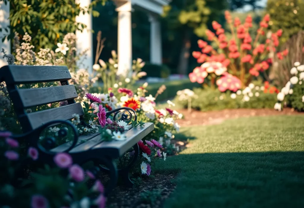 Memorial garden dedicated to Linda Loree Weburg