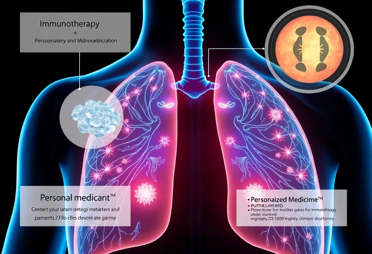 Infographic depicting the growth of the malignant pleural mesothelioma market and treatment innovations.