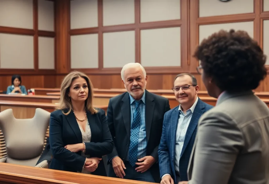 Family consulting a lawyer about mesothelioma legal rights