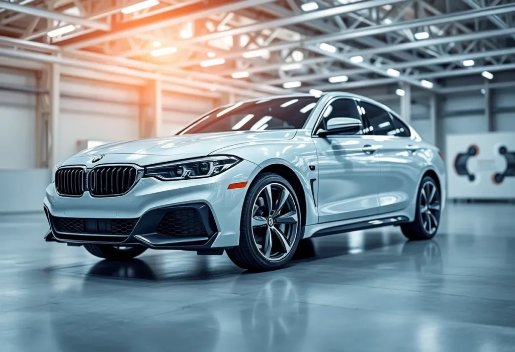 Non-asbestos Organic Brake Pads displayed on a modern car