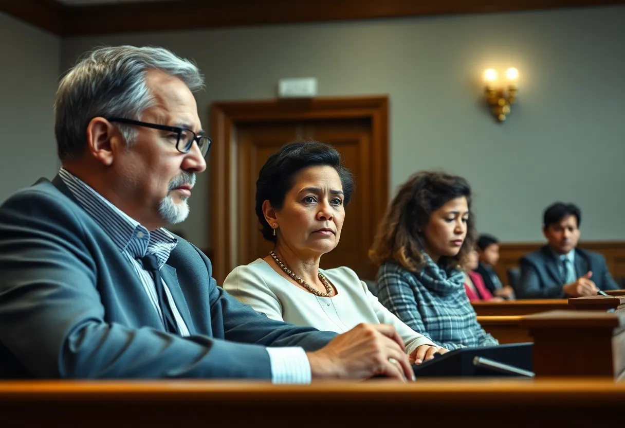 Courtroom battle over asbestos exposure lawsuit