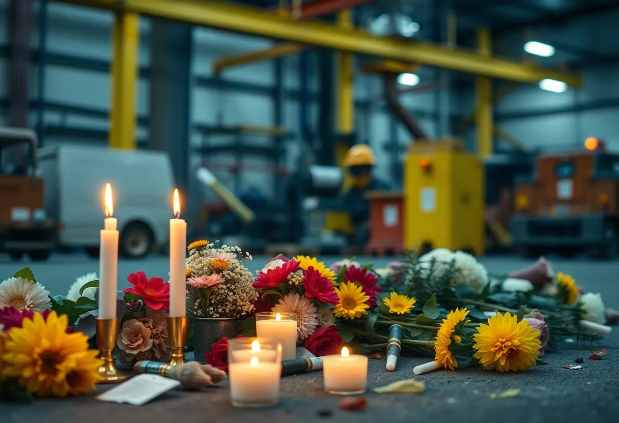Memorial tribute for victims of asbestos-related diseases