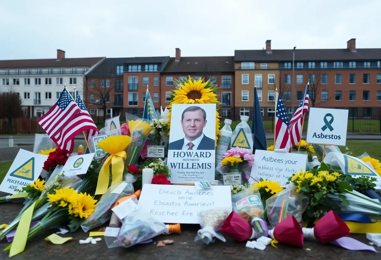 Memorial tribute to Howard Willems during Global Asbestos Awareness Week