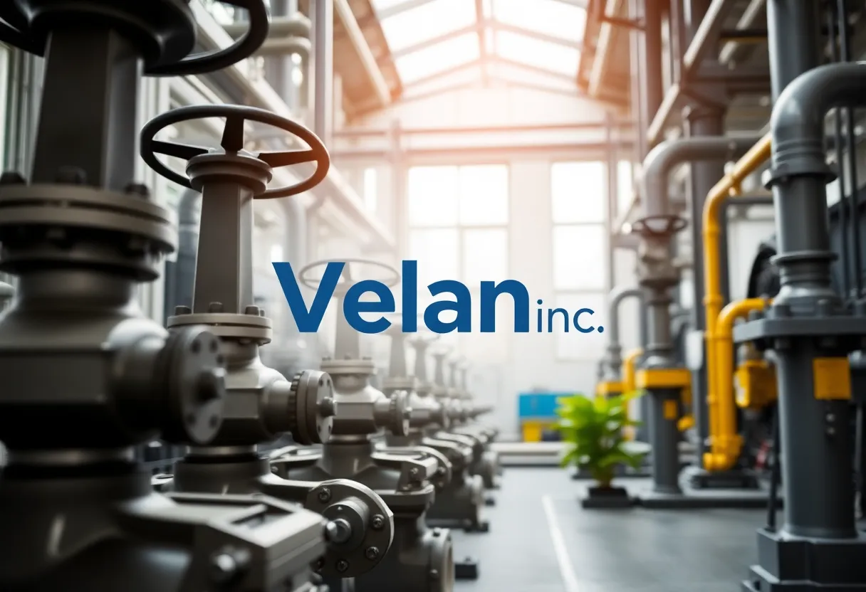 Velan Inc. industrial plant with modern valves and clean energy focus