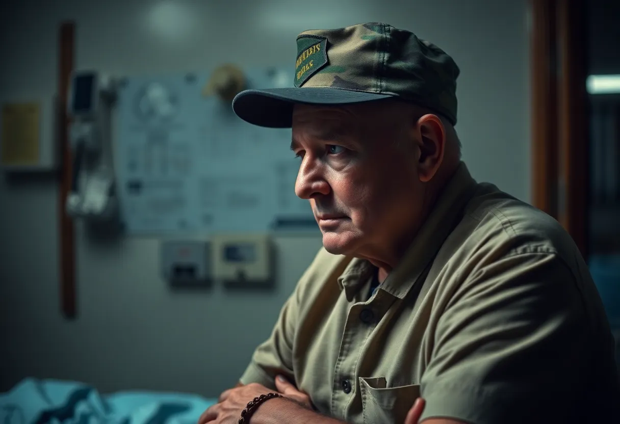 A U.S. Army veteran raising awareness about mesothelioma risks associated with asbestos.