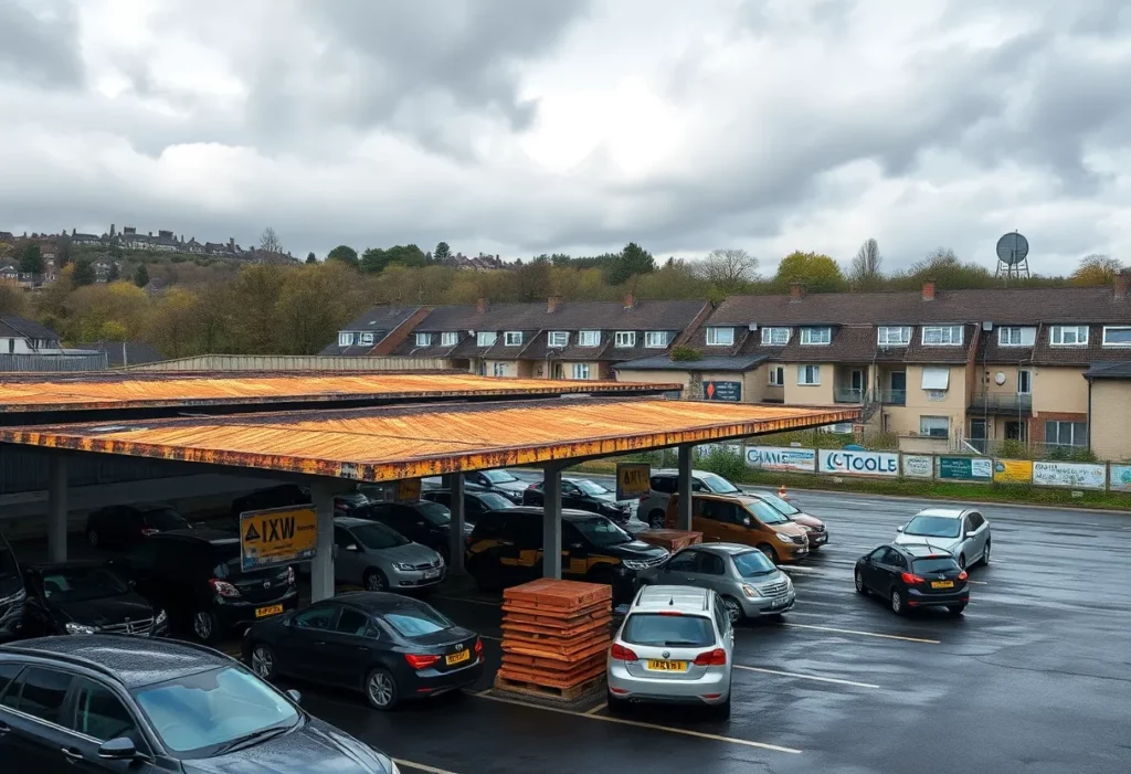 Asbestos-laced building materials found in supermarket car park