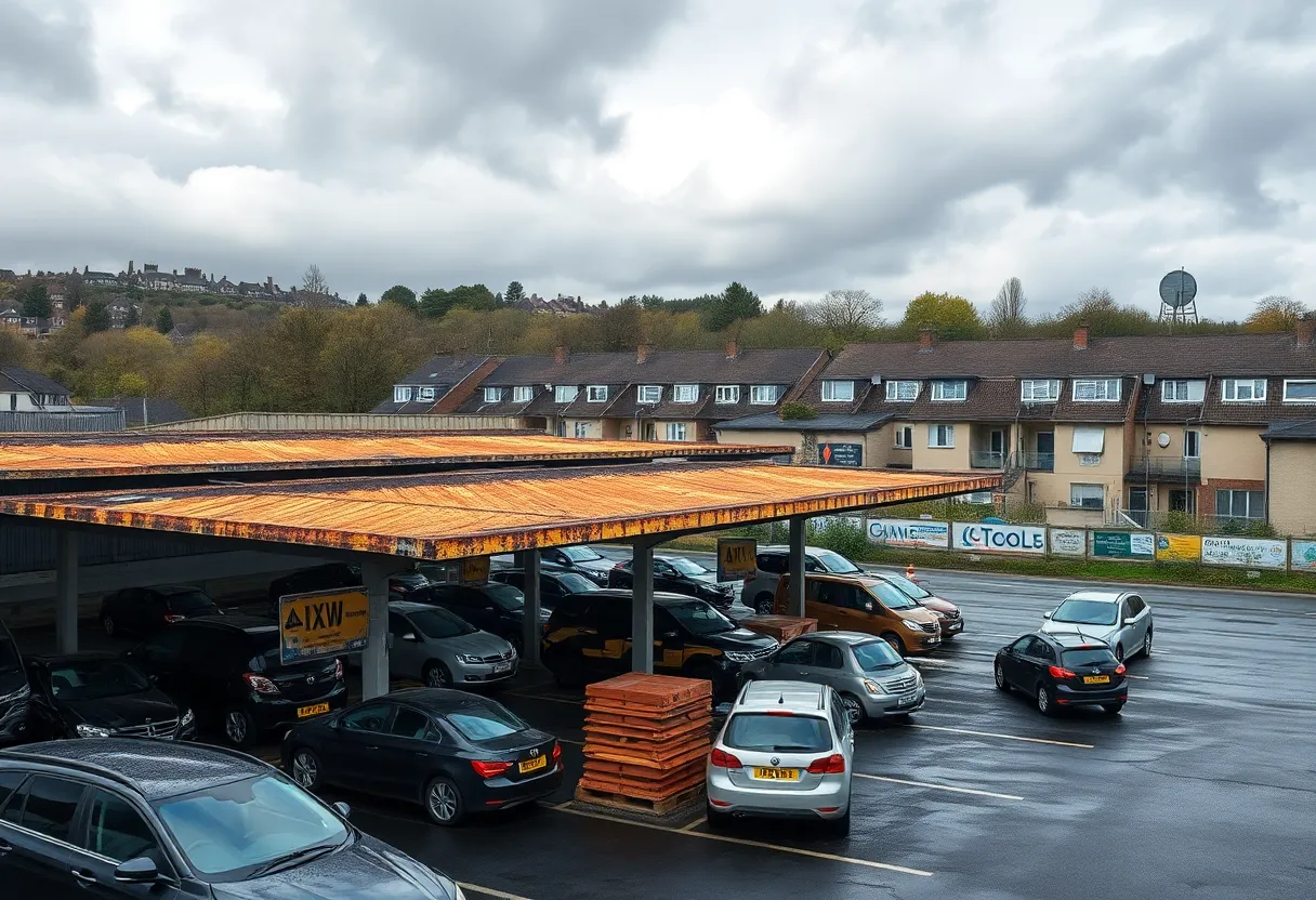 Asbestos-laced building materials found in supermarket car park