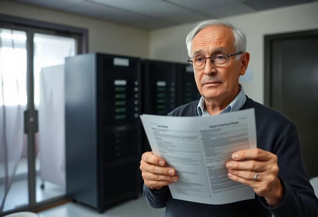 Man diagnosed with mesothelioma in hospital due to asbestos exposure
