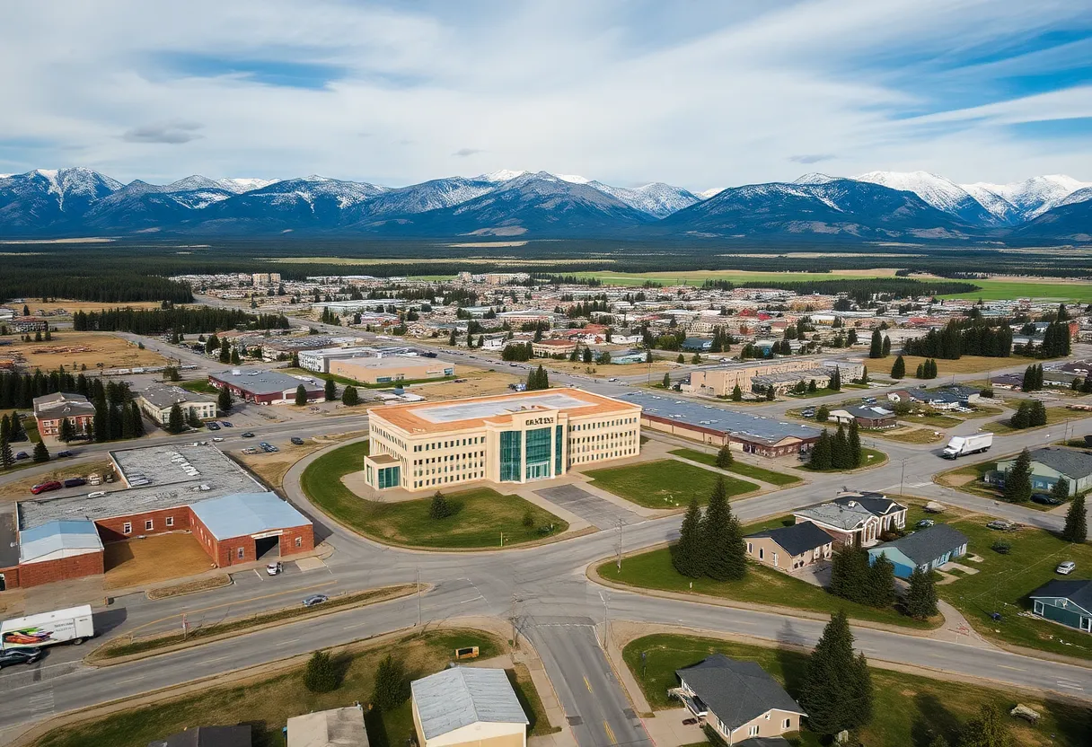 Clinic building of the Center for Asbestos Related Disease in Libby, Montana.