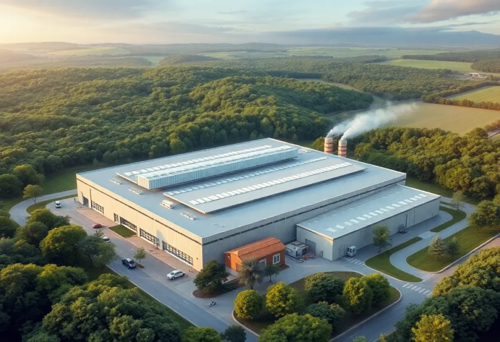 Exterra Carbon Solutions facility focusing on asbestos mitigation
