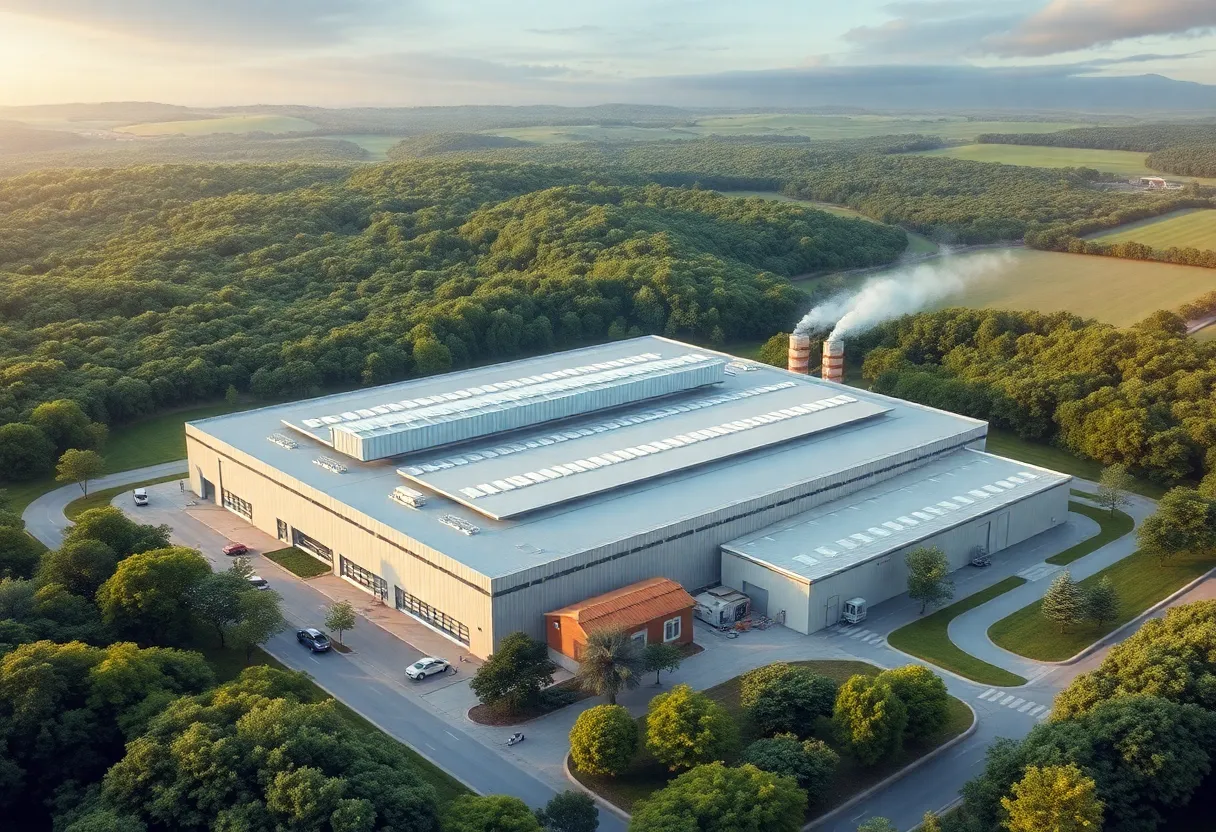 Exterra Carbon Solutions facility focusing on asbestos mitigation