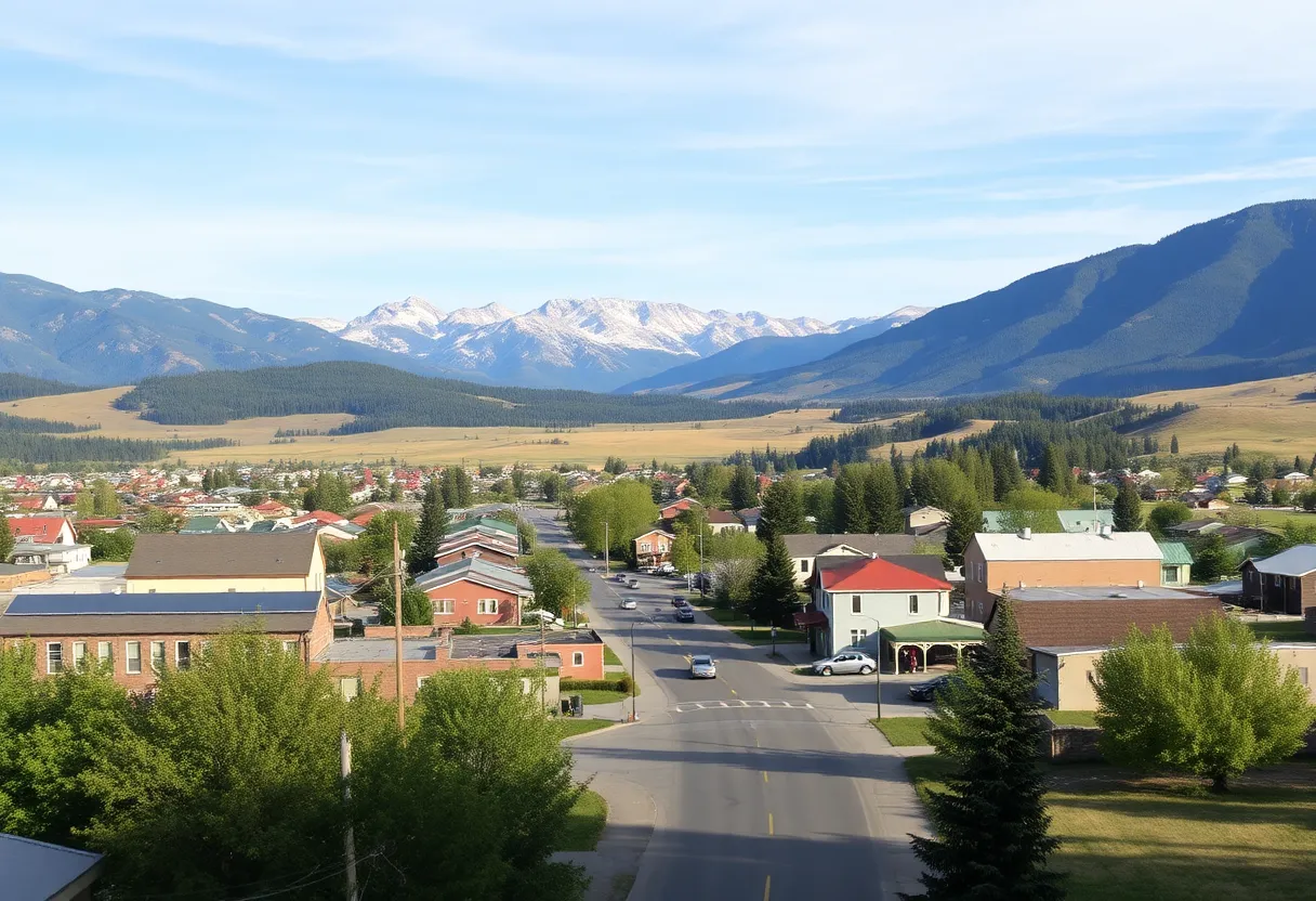 View of Libby, Montana, highlighting issues of asbestos exposure.