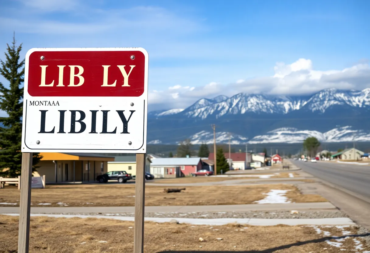 The town of Libby, Montana, representing the effects of the asbestos clinic closure on the community.