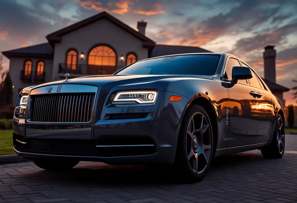 Luxury car associated with the Free State asbestos roof removal corruption case.