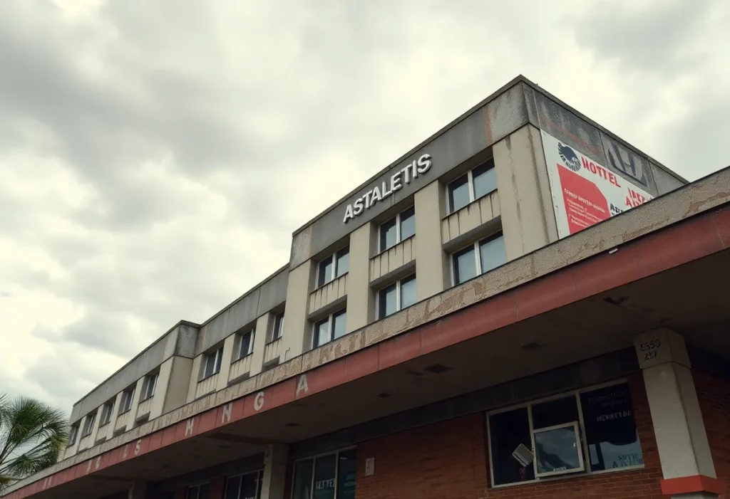 Exterior view of Wycombe Hospital highlighting concerns about asbestos