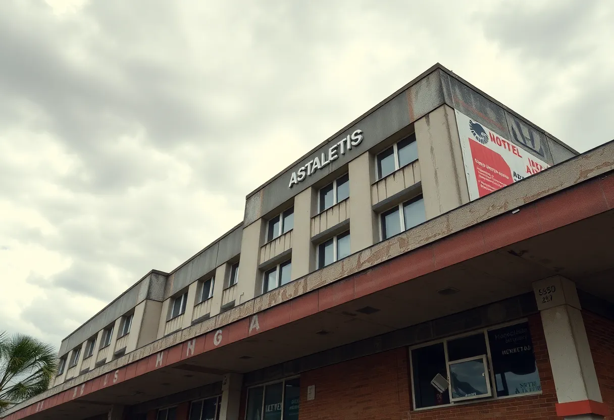 Exterior view of Wycombe Hospital highlighting concerns about asbestos