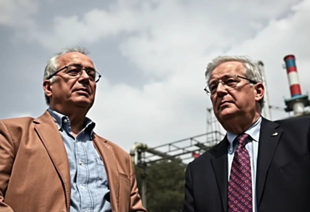 Visual representation of the political debate on the asbestos ban in the United States