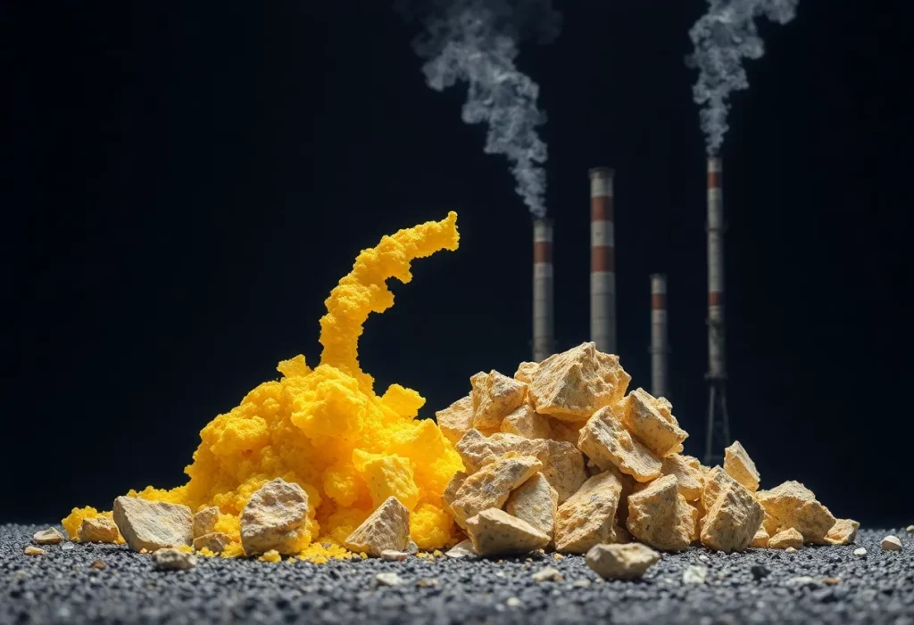 Conceptual image illustrating the conflict between asbestos regulations and public health concerns.