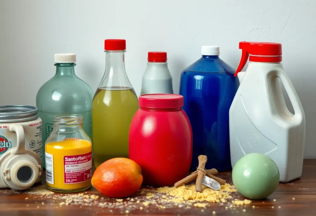 Various products that may contain asbestos, highlighting the unseen risks.