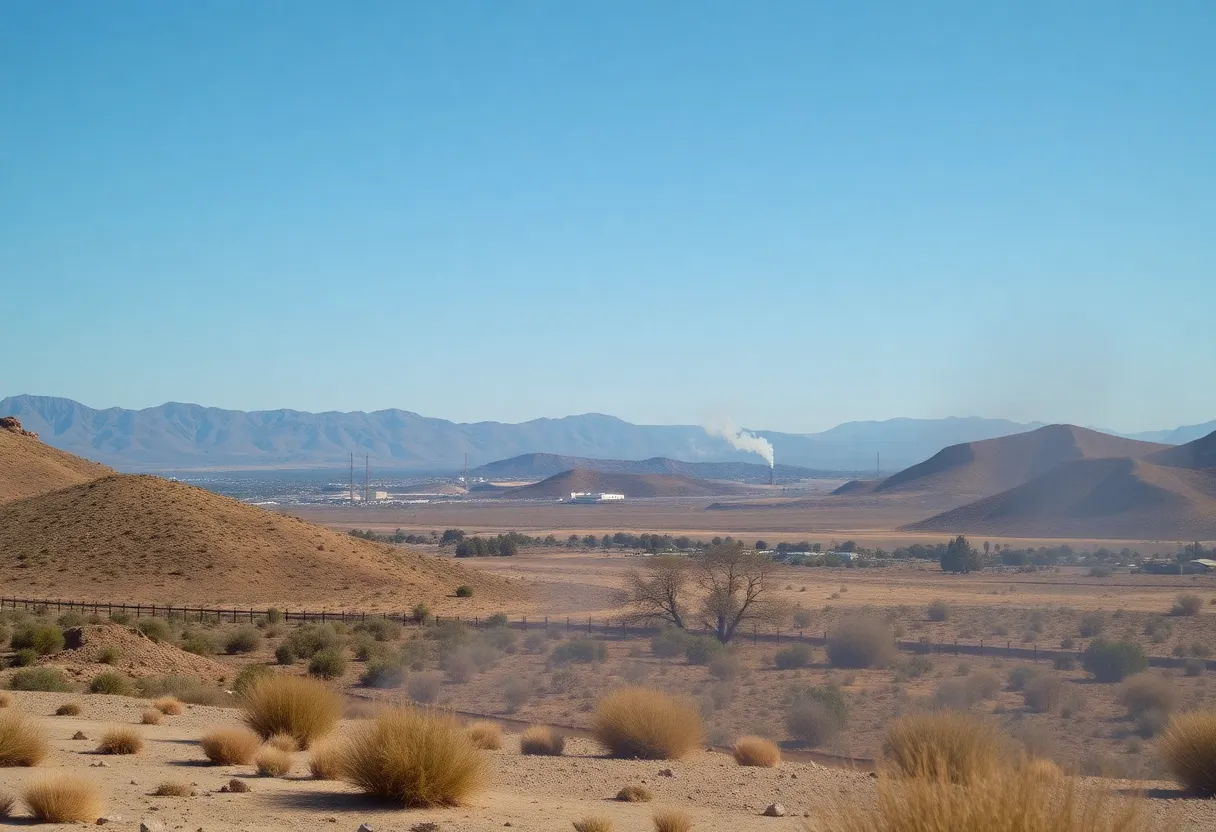 Landfill in Southern California, highlighting environmental hazards.