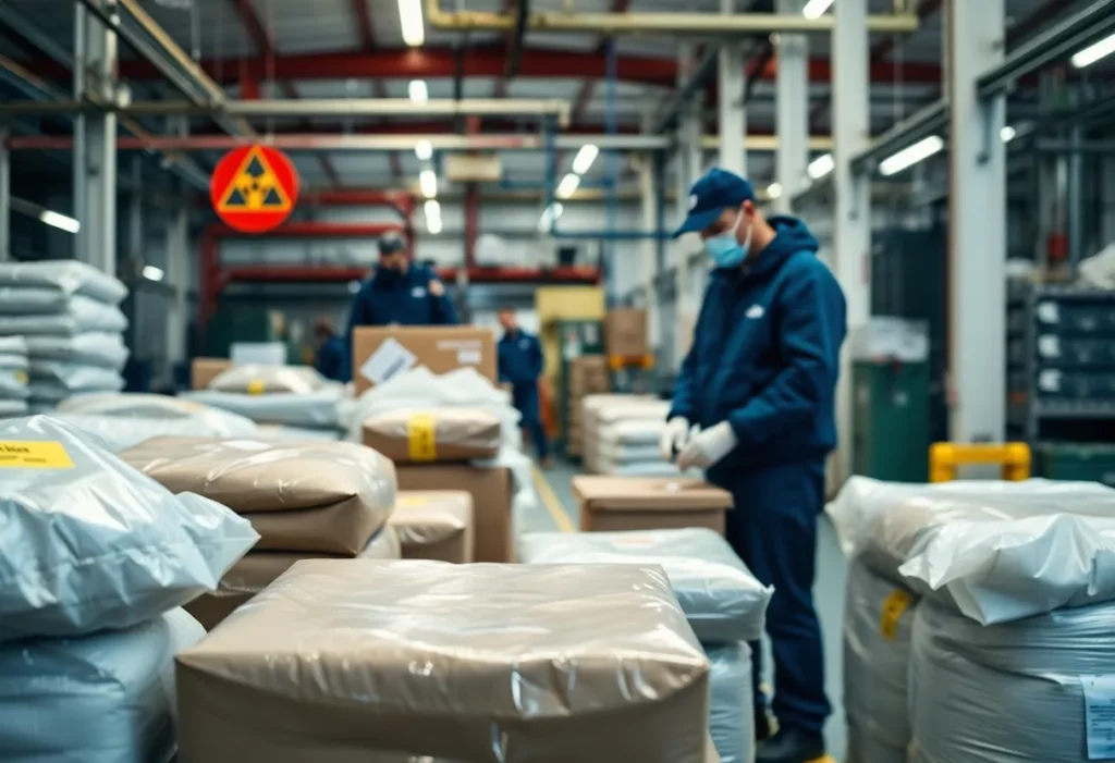 Factory environment related to A.W. Chesterton Company and sealing products