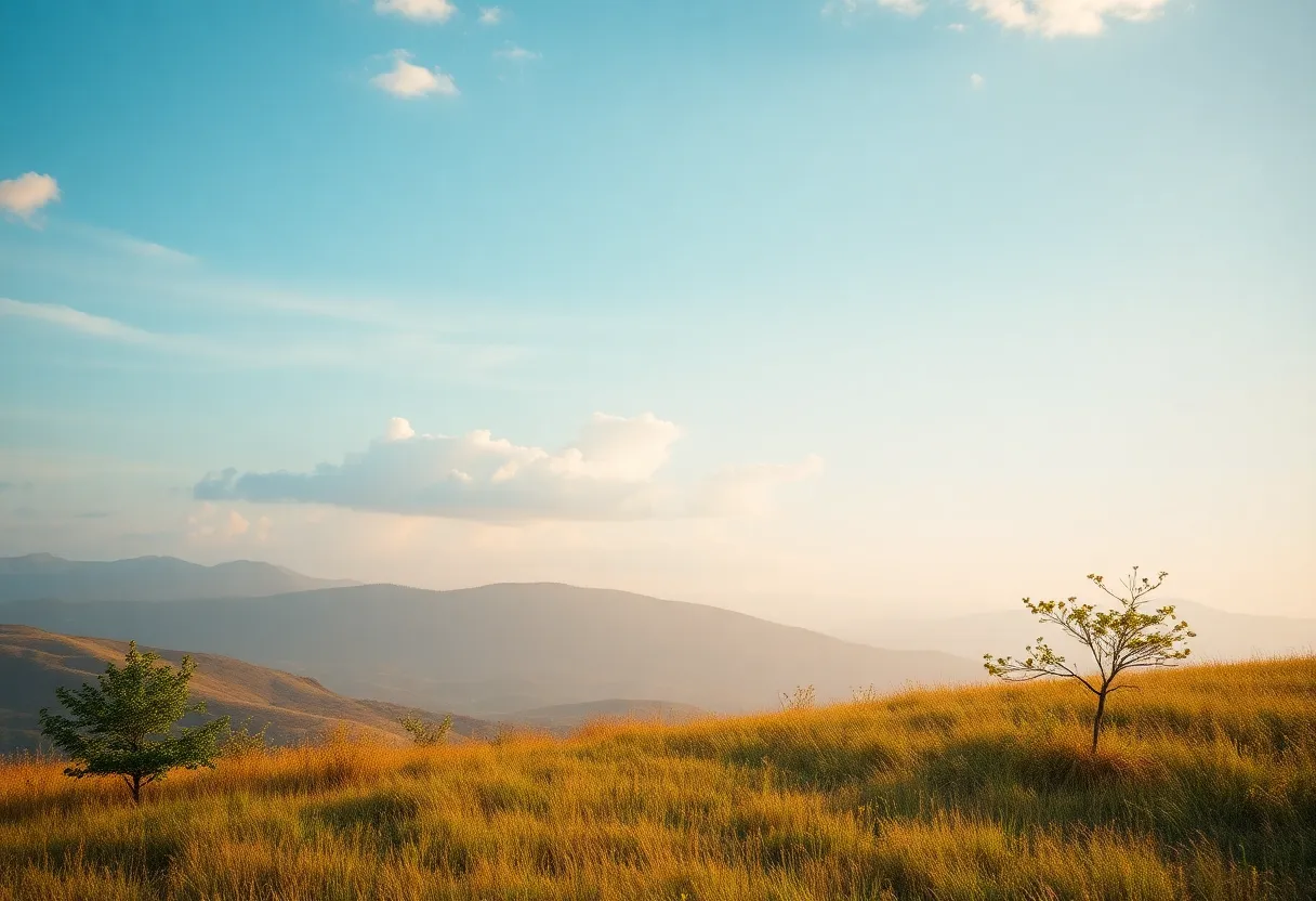 A landscape reflecting hope and awareness in health.