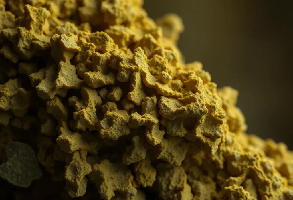 Abstract representation of asbestos exposure and its effects