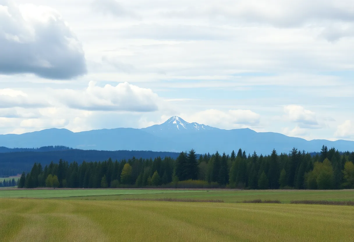 A scenic view of Island County representing the impact of asbestos exposure