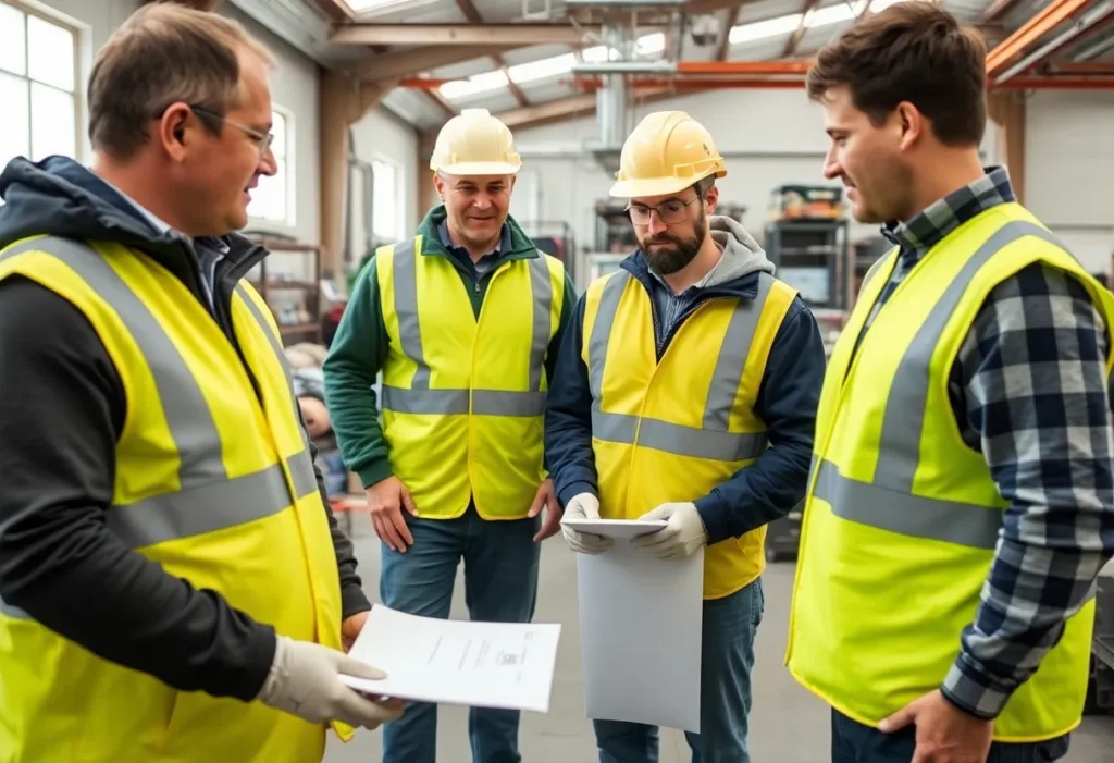 Teamwork in asbestos management services