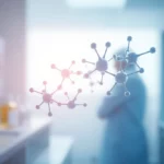 Abstract representation of immunotherapy innovations for mesothelioma treatment